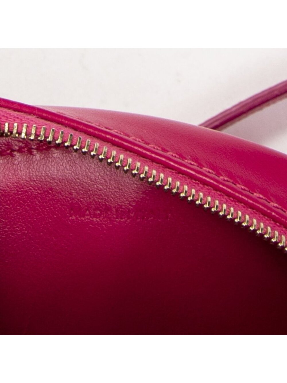 Celine Triomphe Oval Crossbody Fuchsia Pink Calfskin Leather - Picture 10 of 10